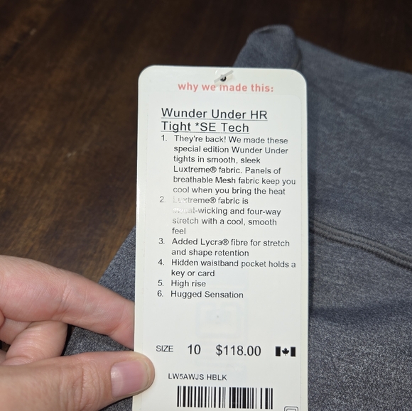 NWT wunder under HR tight SE Tech - Picture 2 of 3
